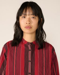 Casey Casey - Biggy Grandad Shirt - Red - allanjoseph