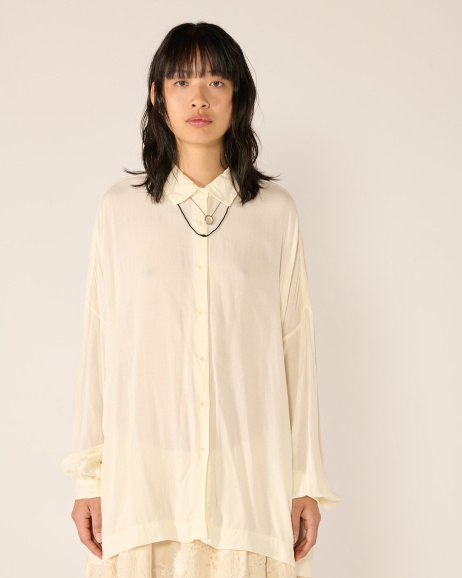 Casey Casey - Chemise Squarbi - Écru - allanjoseph