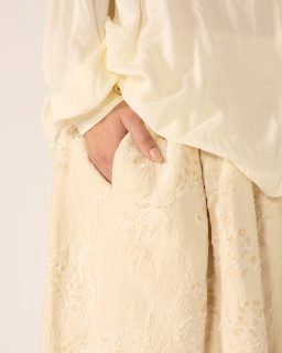 Casey Casey - Ghosty Skirt - Ecru - allanjoseph