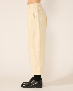 Pas de Calais - Relaxed Pants - Ecru - allanjoseph