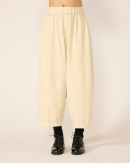 Pas de Calais - Relaxed Pants - Ecru - allanjoseph