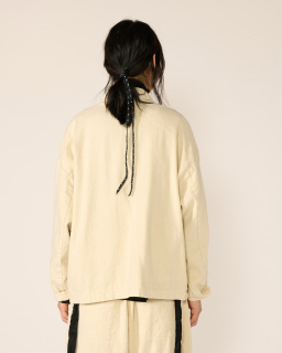 Pas de Calais - Linen Jacket - Ecru - allanjoseph