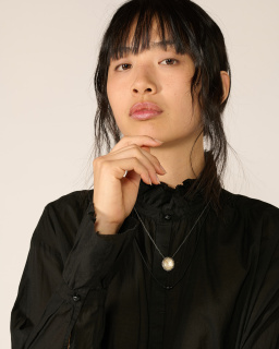 Pas de Calais - Ruffled Blouse - Black - allanjoseph