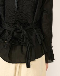 Pas de Calais - Gilet en laine - Noir - allanjoseph