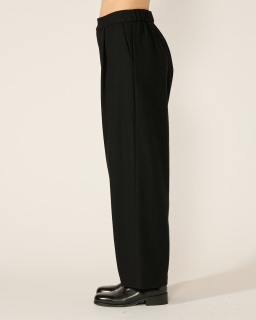 Pas de Calais - Pantalon en laine - Noir - allanjoseph