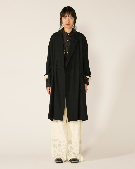 Pas de Calais - Manteau en laine - Noir - allanjoseph