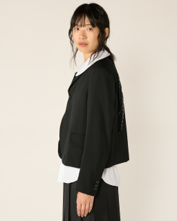 Comme des Garçons Girl - Wool Blazer - Black - allanjoseph