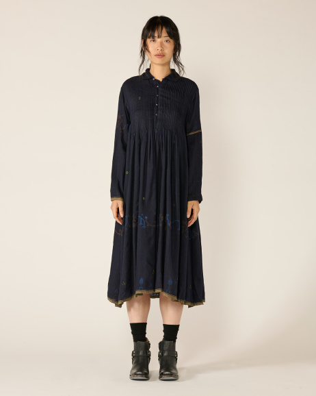 Maku - Kumi dress - Navy - allanjoseph