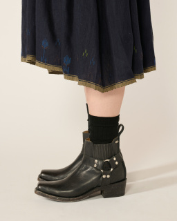Mexicana - Austin Leather Ankle Boots - Black - allanjoseph
