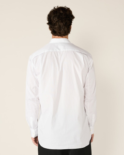CDG Shirt - Patchwork Shirt - White - allanjoseph