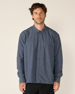 Bergfabel - Luca Shirt - Navy - allanjoseph