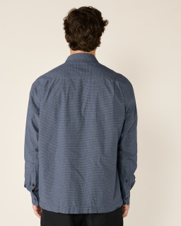 Bergfabel - Chemise Luca - Navy - allanjoseph