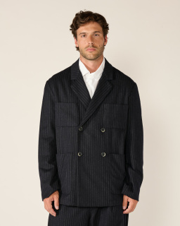 Barena - Viandon Fune Jacket - Navy - allanjoseph