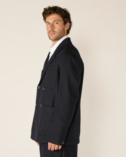 Barena - Viandon Fune Jacket - Navy - allanjoseph