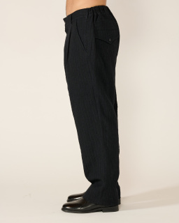 Pinstripes Pants - Navy