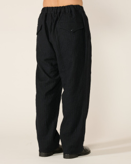 Sage de Cret - Pantalon rayé - Navy - allanjoseph