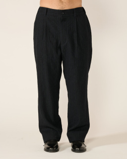 Sage de Cret - Pantalon rayé - Navy - allanjoseph
