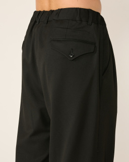 Sage de Cret - Pleated Pants - Black - allanjoseph