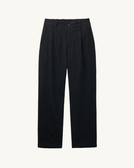 Sage de Cret - Pantalon rayé - Navy - allanjoseph