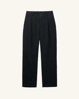 Pinstripes Pants - Navy