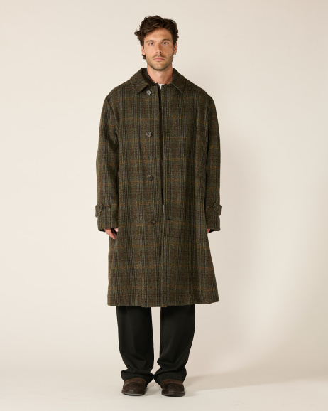 Sage de Cret - Manteau en laine - Tartan - allanjoseph