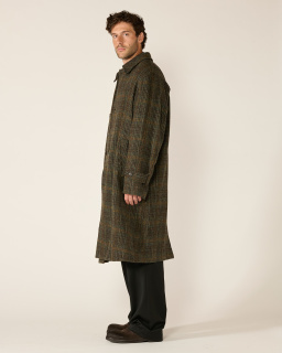 Sage de Cret - Manteau en laine - Tartan - allanjoseph
