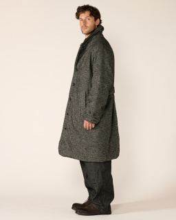 Engineered Garments - Manteau réversible - Gris chiné - allanjoseph