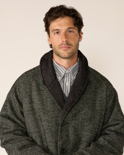 Engineered Garments - Manteau réversible - Gris chiné - allanjoseph