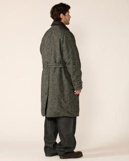 Engineered Garments - Manteau réversible - Gris chiné - allanjoseph