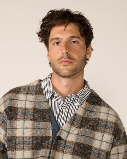 Engineered Garments - Checked Cardigan - Beige - allanjoseph