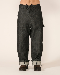 Engineered Garments - Pantalon Painter - Noir - allanjoseph