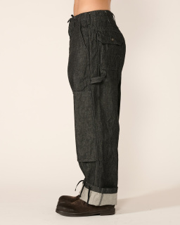 Engineered Garments - Pantalon Painter - Noir - allanjoseph