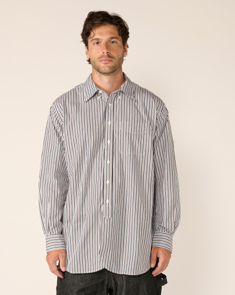 Engineered Garments - Chemise 19th Century - Marron/Noir - allanjoseph
