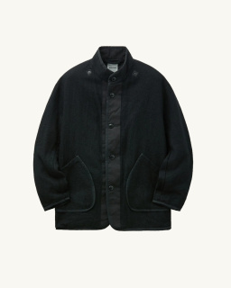 Sage de Cret - Manteau Oxford - Noir - allanjoseph