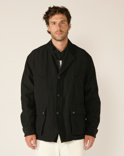 Sage de Cret - Blouson en laine - Noir - allanjoseph