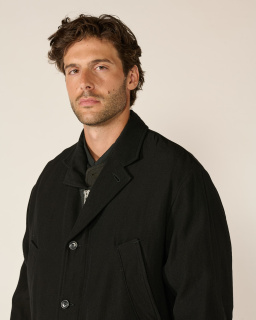 Sage de Cret - Blouson en laine - Noir - allanjoseph