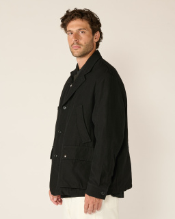 Sage de Cret - Blouson en laine - Noir - allanjoseph