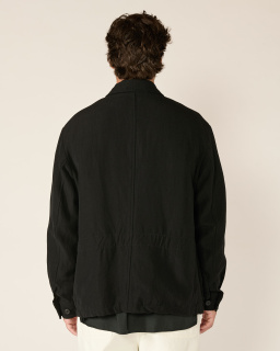 Sage de Cret - Blouson en laine - Noir - allanjoseph