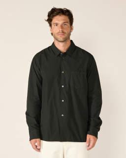 Sage de Cret - Chemise en popeline - Noir - allanjoseph