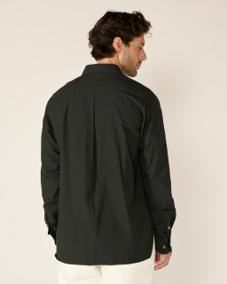 Sage de Cret - Chemise en popeline - Noir - allanjoseph