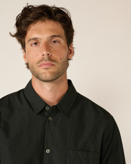 Sage de Cret - Poplin Shirt - Black - allanjoseph