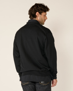 Batoner - Wool Cardigan - Black - allanjoseph