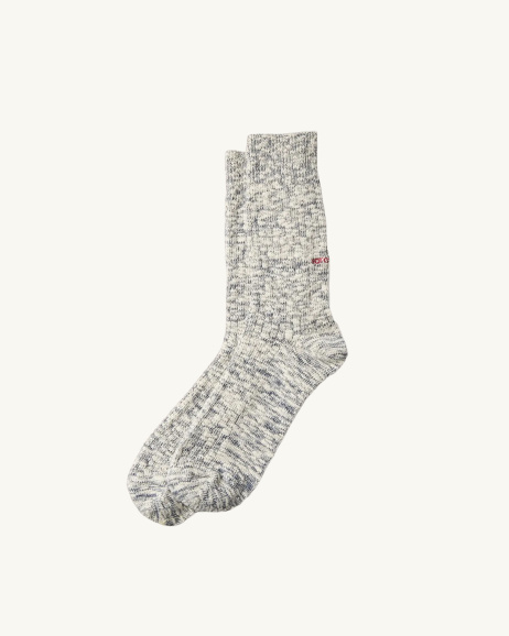 Rototo - Chaussettes R1634 - Beige/Navy - allanjoseph