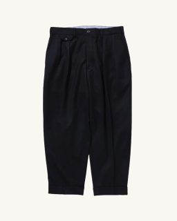 Beams Plus - Cool Wool Trousers - Navy - allanjoseph