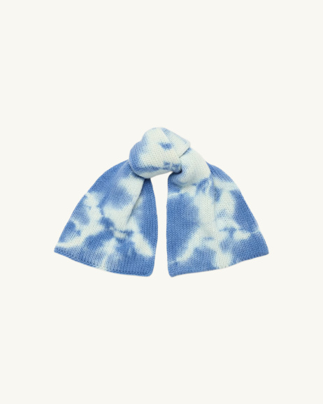 Rototo - Écharpe en laine - Indigo/Ecru - allanjoseph