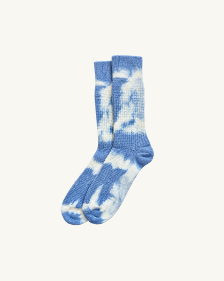 Rototo - Chaussettes R1691 - Indigo Aizome - allanjoseph