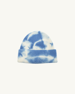Rototo - Bonnet en laine - Indigo/Ecru - allanjoseph