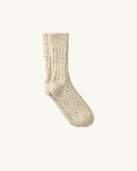 Yahae - Wool Socks - Off White - allanjoseph