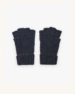 Comme des Garçons Homme - Fingerless Gloves - Charcoal - allanjoseph
