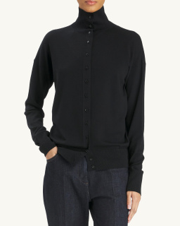 Barena - Cardigan Zea Piuma - Noir - allanjoseph